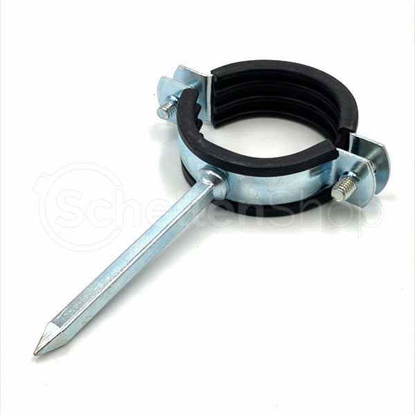 Einschlagschelle-mit-Gummi Einschlagschelle mit Schallschutzeinlage nach DIN 4102