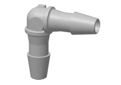 HE4 HE4 - Winkel-Schlauchverbinder 3,2 mm Schlauchanschluss, Polypropylen (PP)