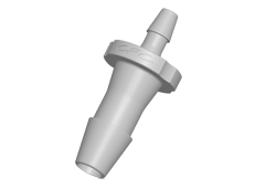HSR84 Gerader Reduzierstutzen 6,4 mm auf 3,2 mm aus Polypropylen