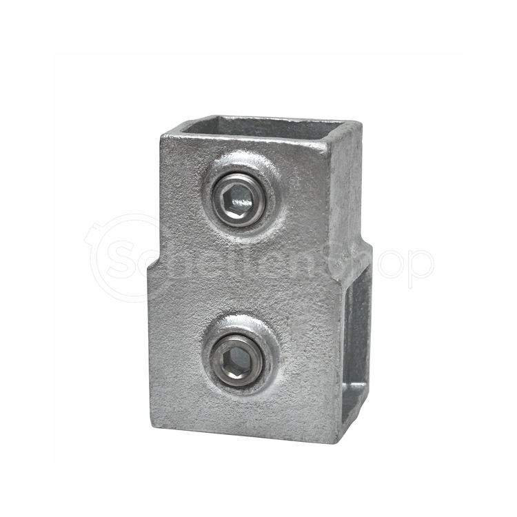 608002S-40-01 Rohrverbinder T-Stück kurz | T-Verbinder | Vierkantrohr