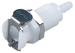 PMC1602 - CPC Kupplung 3,2 mm Schlauchanschluss, Plattenmontage, ohne Absperrventil