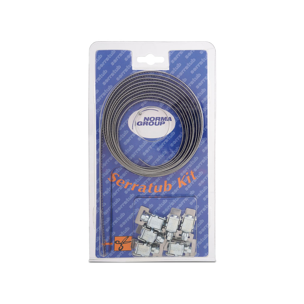 Serratub Endlosband Kit 12 mm geschlitzt Serratub Endlosband Kit 12 mm geschlitzt