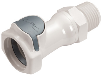 HFC10835 HFCD10835 - CPC Schnellverschlusskupplung mit 1/2" NPT Außengewinde und Absperrventil