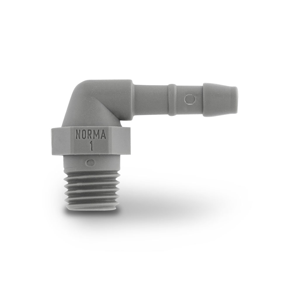WES Winkel-Einschraubstutzen aus Kunststoff WES Winkel-Einschraubstutzen aus Kunststoff