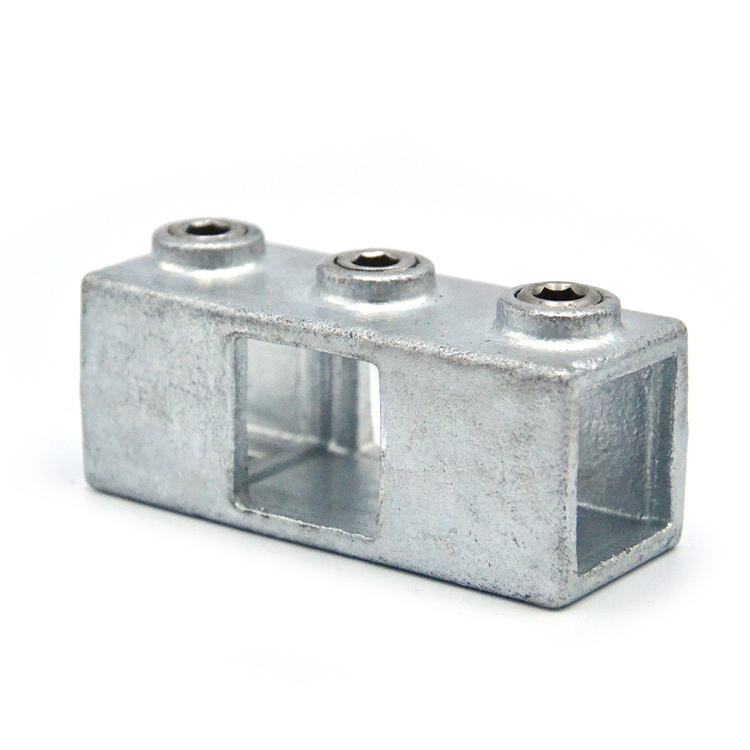 Rohrverbinder Kreuzstück durchgehend /  Kreuzverbinder, quadratisch - Typ 22S (119F)