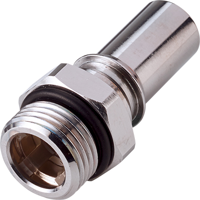 LQ6D46008BLU - LQ6 Schlauchtülle mit 1/2 "SAE-Gewinde, EPDM-Dichtung, Blau