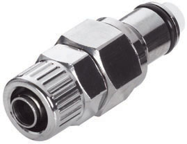 LCD20006 - CPC Messing Stecker mit 6,4 mm Klemmringverschraubung