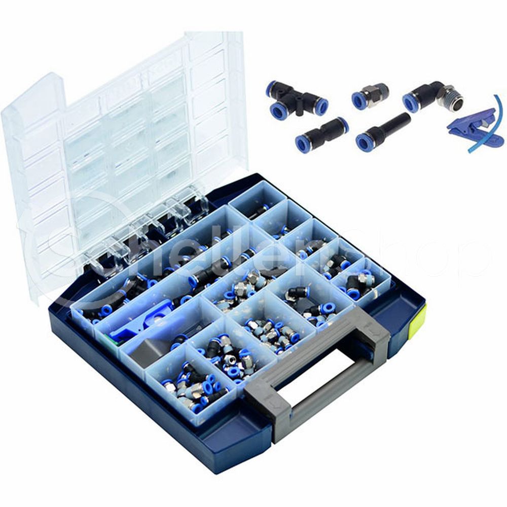 Sortiment-IQS-Steckverbinder IQS-Steckverbinder Sortiment | Druckluft Steckverbinder