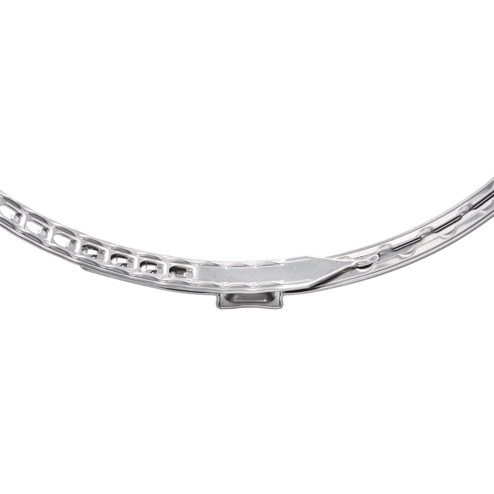 DualHook Achsmanschetten Schelle / Lochbandklemme, Bandbreite 9 mm, Edelstahl