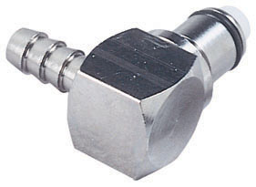 LCD23004V LCD23004V - Winkelstecker für 6 und 7 mm Benzinschlauch, mit Absperrventil, mit Viton-Dichtung