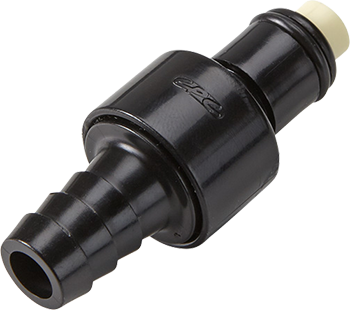 PLCD2200606MBLK PLCD2200606MBLK - Schwarzer CPC Stecker der DTLD Serie mit 9,5 mm Schlauchanschluss