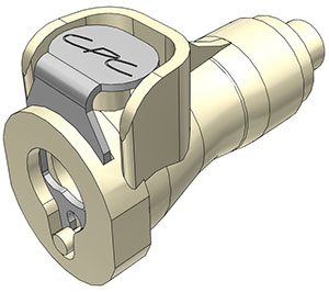 PMC170112-CAD PMC170112 - Kupplung 1,6 mm Schlauchanschluss, ohne Absperrventil