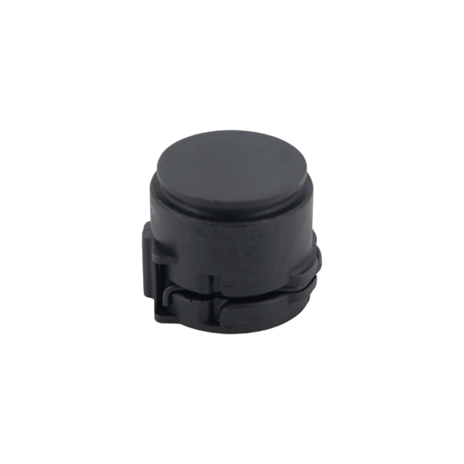 NORMAQUICK PS3 Blindstopfen NW16, schwarz, zur sicheren Abdichtung von Leitungen. Schwarzer zylindrischer NORMAQUICK PS3 Blindstopfen NW16 auf weißem Hintergrund, aus leicht schräger Perspektive betrachtet.