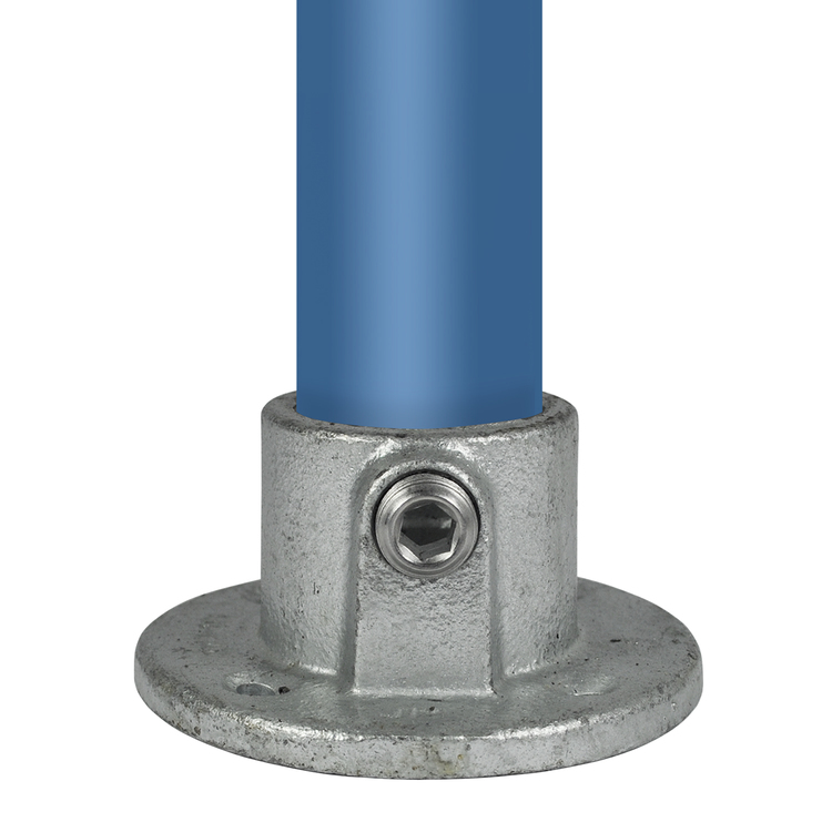 Rohrverbinder Fußplatte rund / Wand- , Decken- o. Bodenbefestigung - Typ 10 Rohrverbinder Fußplatte rund / Wand- , Decken- o. Bodenbefestigung - Typ 10