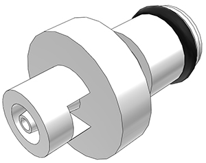 PMC2201-CAD PMC2201 - CPC Kupplung Stecker mit 1,6 mm Schlauchanschluss | Schlauchkupplung