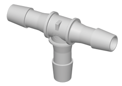 HT12 HT12 - Schlauchverbinder T-Stück mit 9,5 mm Schlauchanschluss