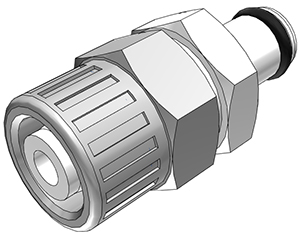 PMC2006 - CPC Kupplung Stecker mit 9,5 mm AD / 6,4 mm ID