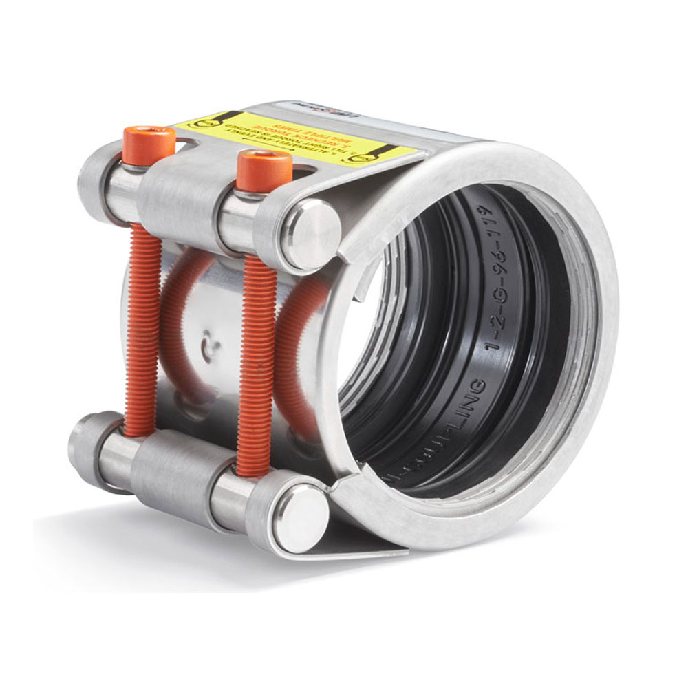 UNI-Coupling Plastgrip Rohrkupplung aus V4A-Edelstahl (zugfest) UNI-Coupling Plastgrip Rohrkupplung aus V4A-Edelstahl (zugfest)