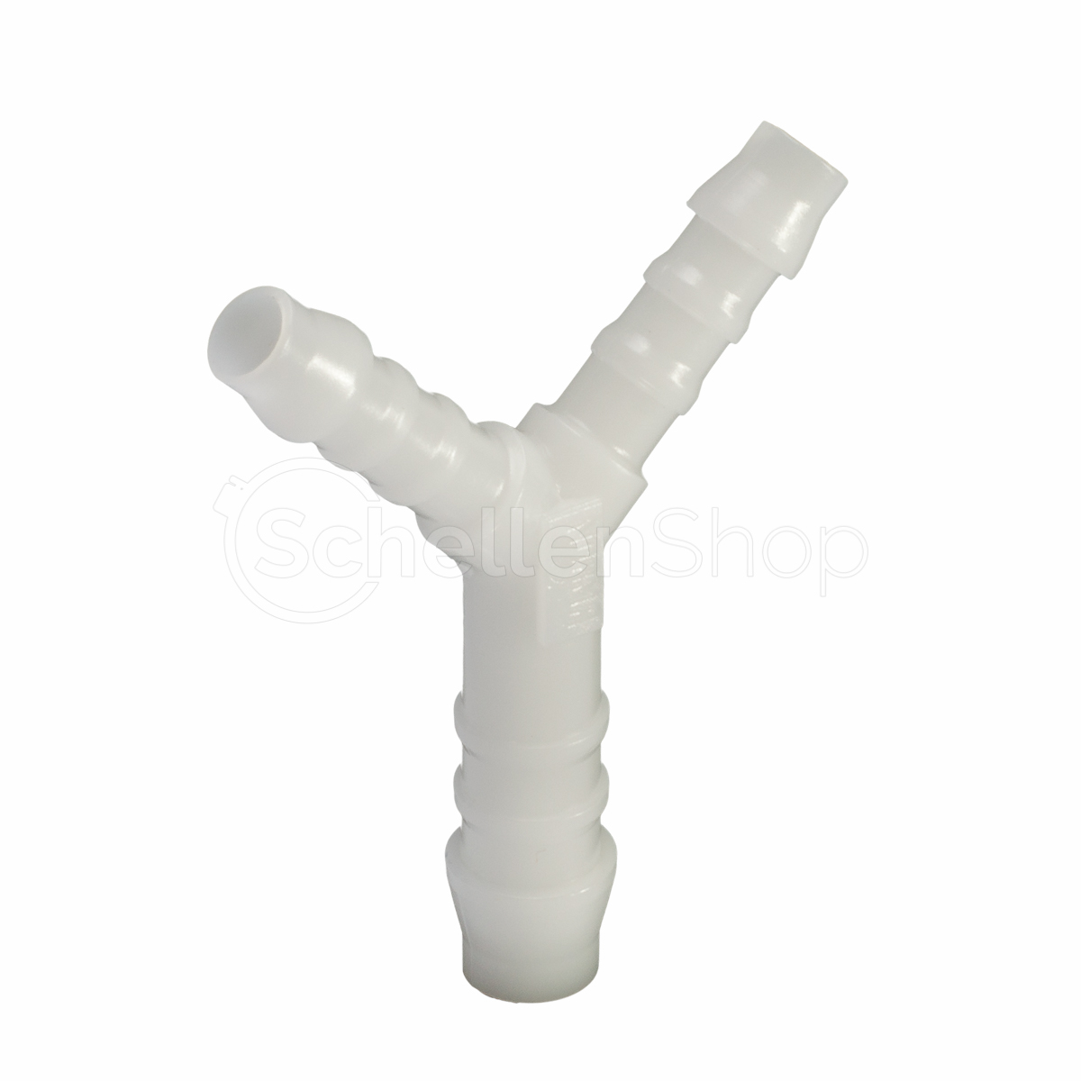 NORMA YRS Y-Schlauchverbinder in Weiß für sichere und flexible Schlauchverbindungen und -verteilungen. NORMA YRS Y-Reduzierstutzen / Schlauchverbinder aus weißem Kunststoff mit drei gerippten Anschlüssen.