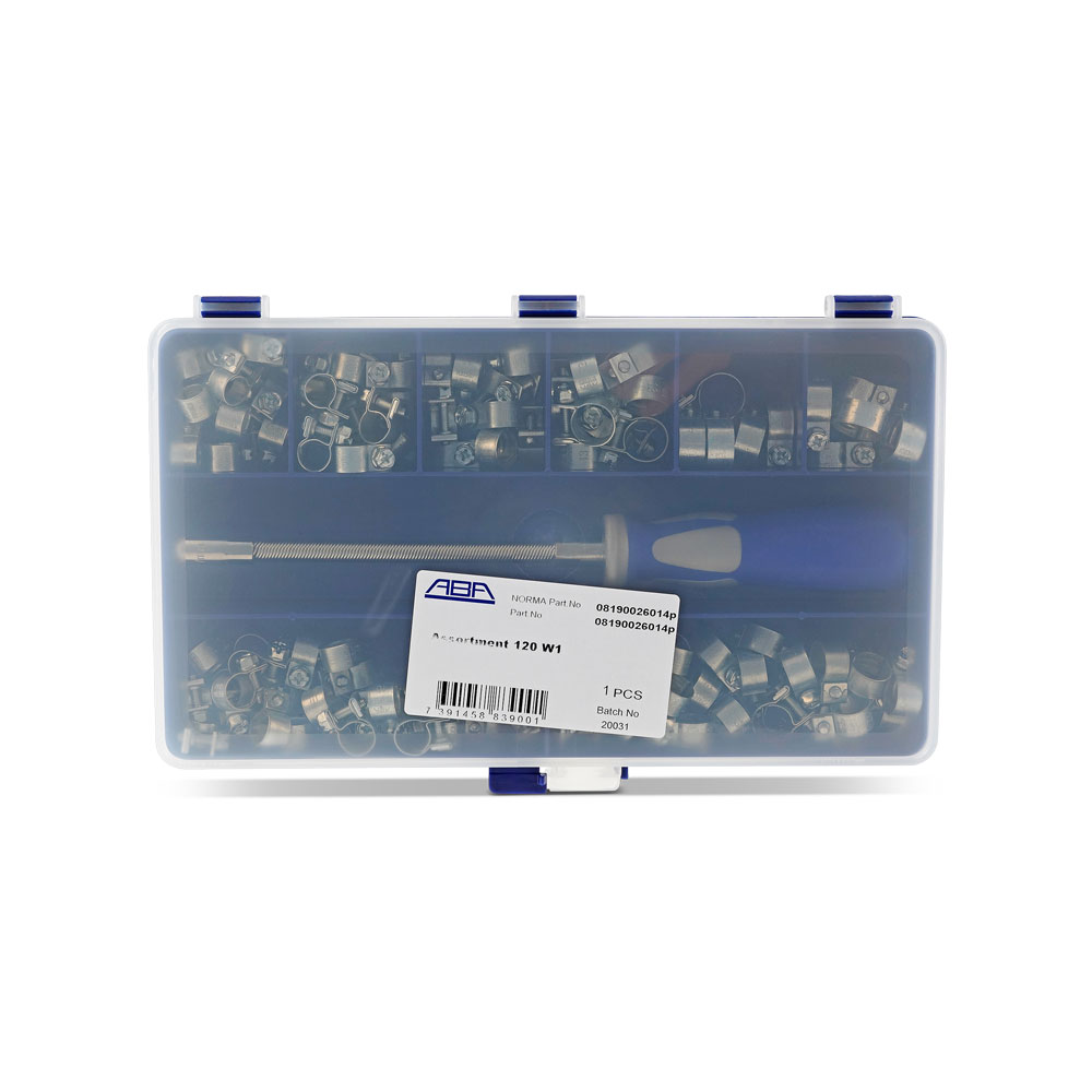 ABA Mini Schlauchschellen Sortiment 120 ABA Mini Schlauchschellen Sortiment 120