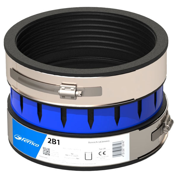 2B1-Universalmanschette Universalmanschette 2B1 ALL-IN-ONE | Dichtmanschetten für Rohre