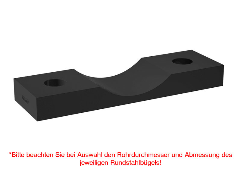 Rohrunterlage_RUL_PA Rohrunterlage aus Kunststoff