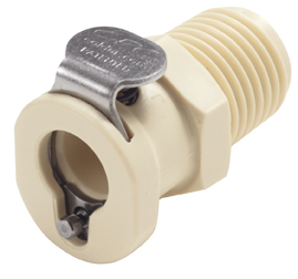 PMC100412BSPT - CPC Kupplung 1/4" BSPT-Außengewinde, ohne Absperrventil