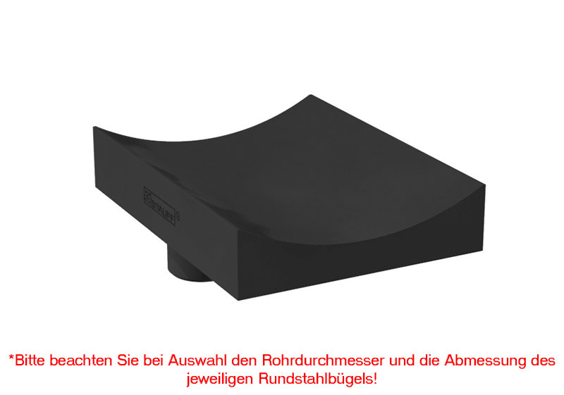 Rohrunterlage_RUK_PA Kunststoff Rohrunterlage für Rohrschelle