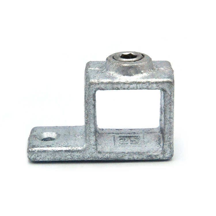 Rohrverbinder Ösenteil mit Einzellasche, quadratisch | 25x25 oder 40x40 - Typ 55S (199F) Rohrverbinder Ösenteil mit Einzellasche, quadratisch | 25x25 oder 40x40 - Typ 55S (199F)
