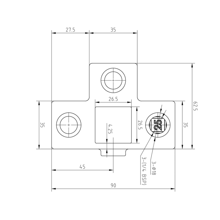 Rohrverbinder Kreuzstück für Stützrohr / Kreuzverbinder, quadratisch - Typ 24S (176F) Rohrverbinder Kreuzstück für Stützrohr / Kreuzverbinder, quadratisch - Typ 24S (176F)